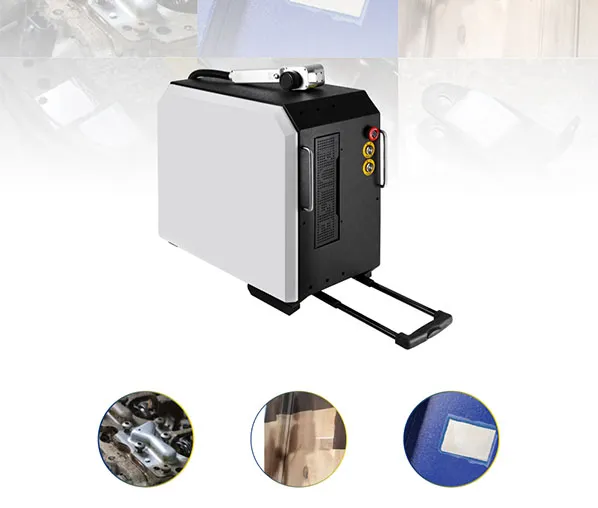 Pull rod pulse laser cleaning machine