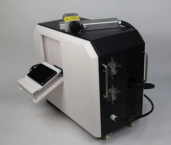 Pull rod pulse laser cleaning machine
