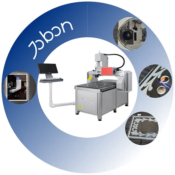 Laser sandblasting machine