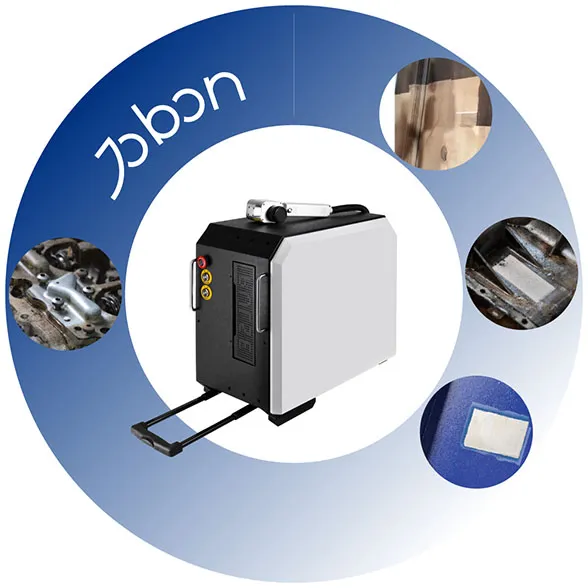 Pull rod pulse laser cleaning machine