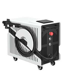 Mini pulse laser cleaning machine