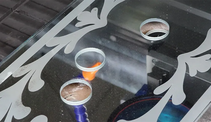 Laser sandblasting machine