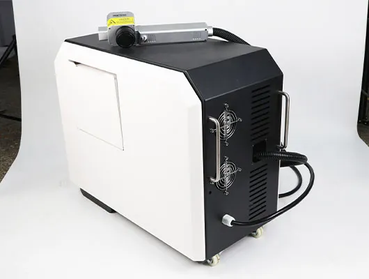 Pull rod pulse laser cleaning machine