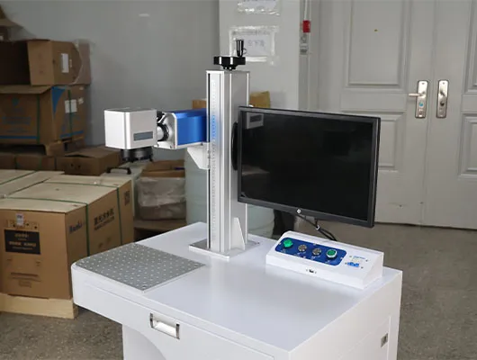 Cabinet fiber laser marking machine