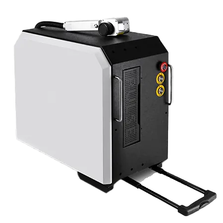 Pull rod pulse laser cleaning machine