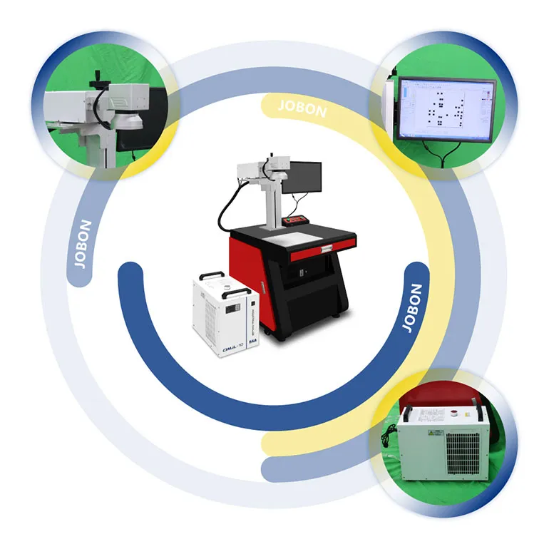 Cabinet UV laser marking machine