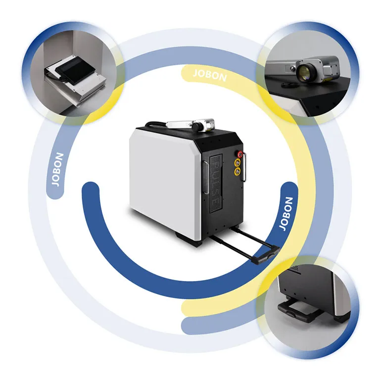 Pull rod pulse laser cleaning machine