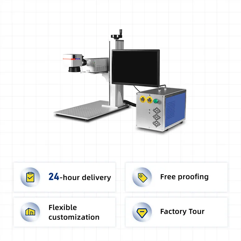 Split UV laser marking machine