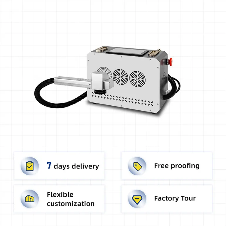 Backpack laser cleaning machine