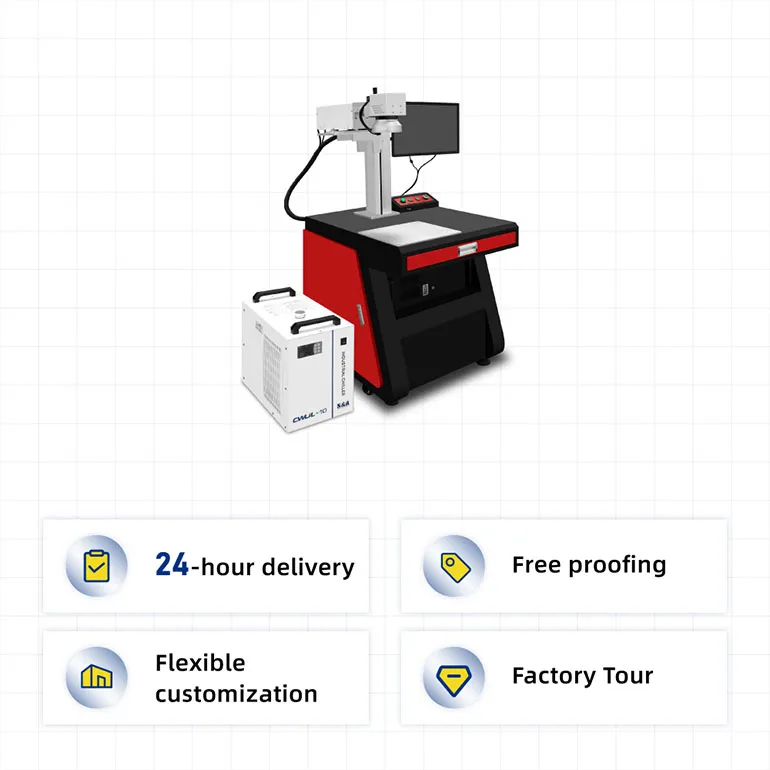 Cabinet UV laser marking machine