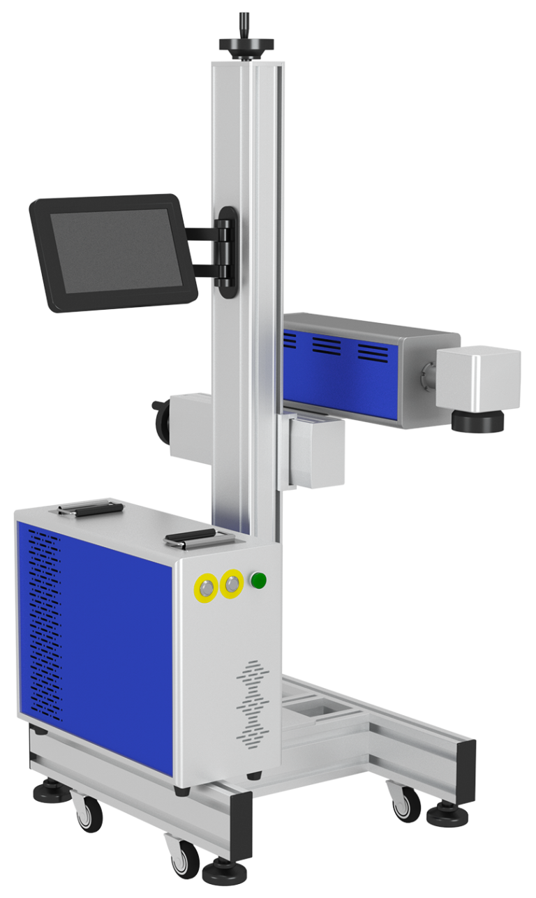 Flying CO2 laser marking machine