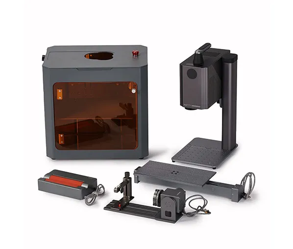 Dual Light Fiber Laser Marking Machine