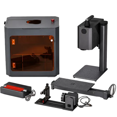 Dual Light Fiber Laser Marking Machine F28
